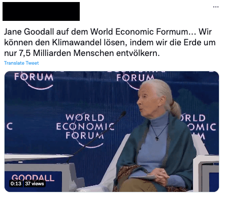 Twitter-Jane-Goodall-Weltwirtschaftsforum-Entvölkerung