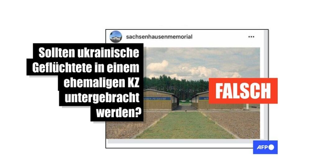 Die KZ-Gedenkstätte Sachsenhausen nimmt keine ukrainischen Geflüchteten auf - Featured image