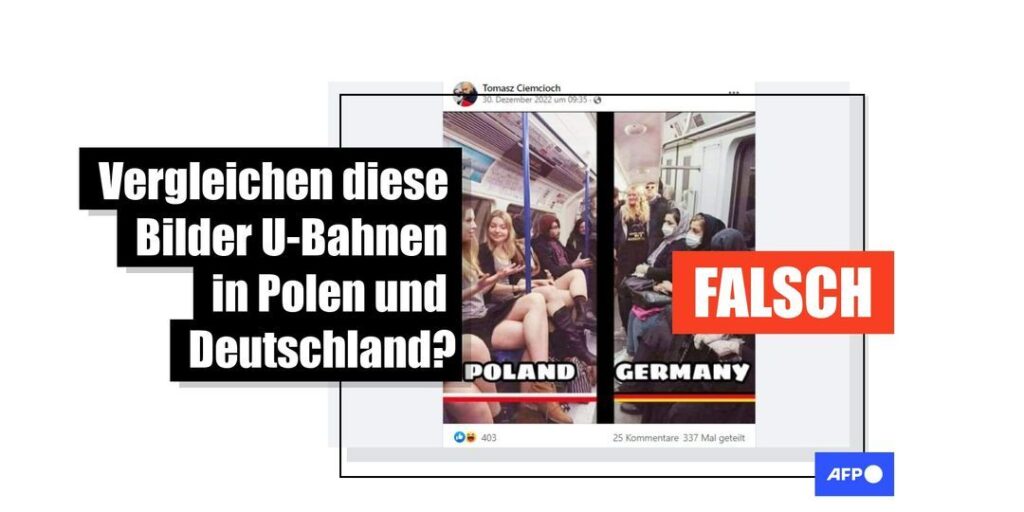 Nein, diese U-Bahn-Fotos stammen nicht aus Polen und Deutschland - Featured image