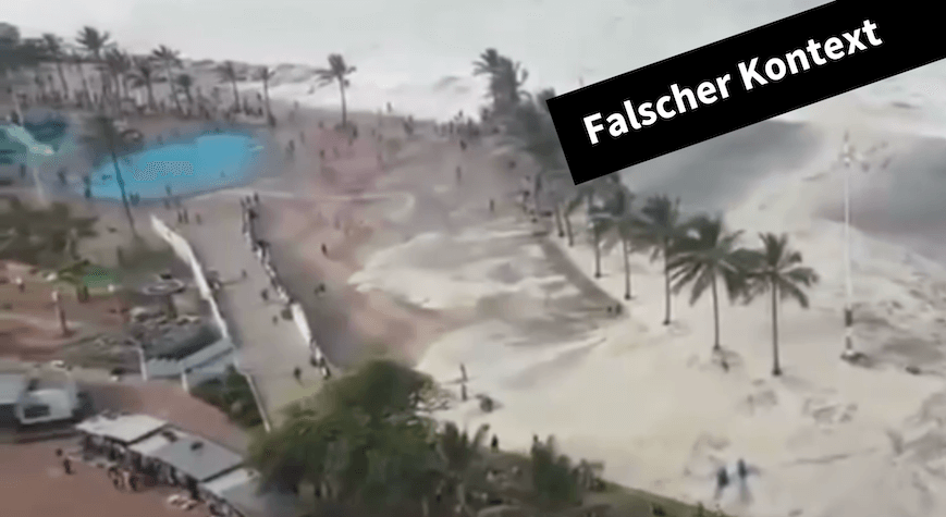Nein, dieses Video zeigt keinen Tsunami nach den Erdbeben in der Türkei - Featured image