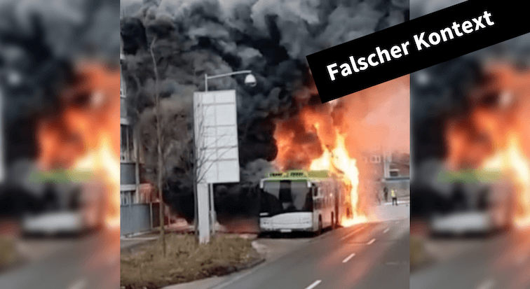 Hannover: Dieser brennende Bus ist ein Hybridbus – kein Elektrobus - Featured image