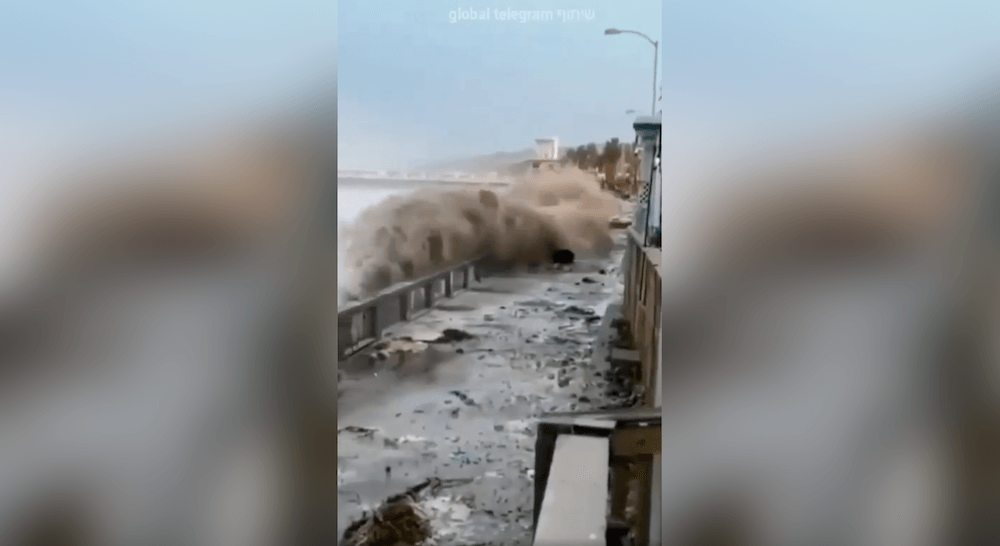 Video zeigt keinen Tsunami an der Küste vor der Türkei und Syrien, sondern stammt aus den USA - Featured image