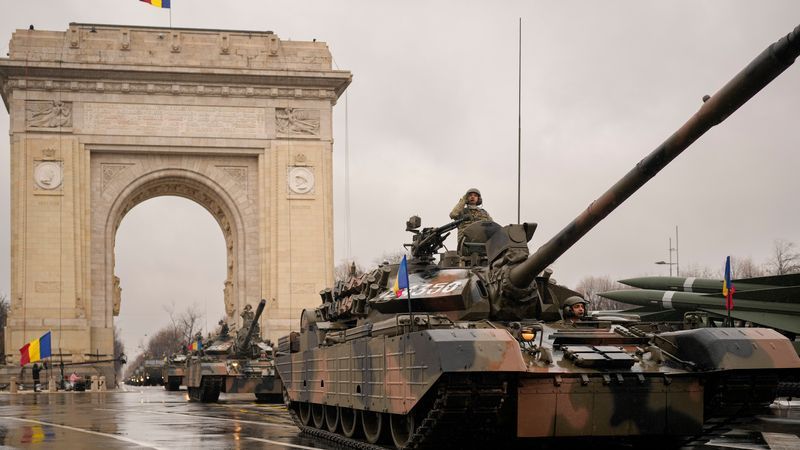 Video zeigt Proben für Militärparade in Rumänien - Featured image
