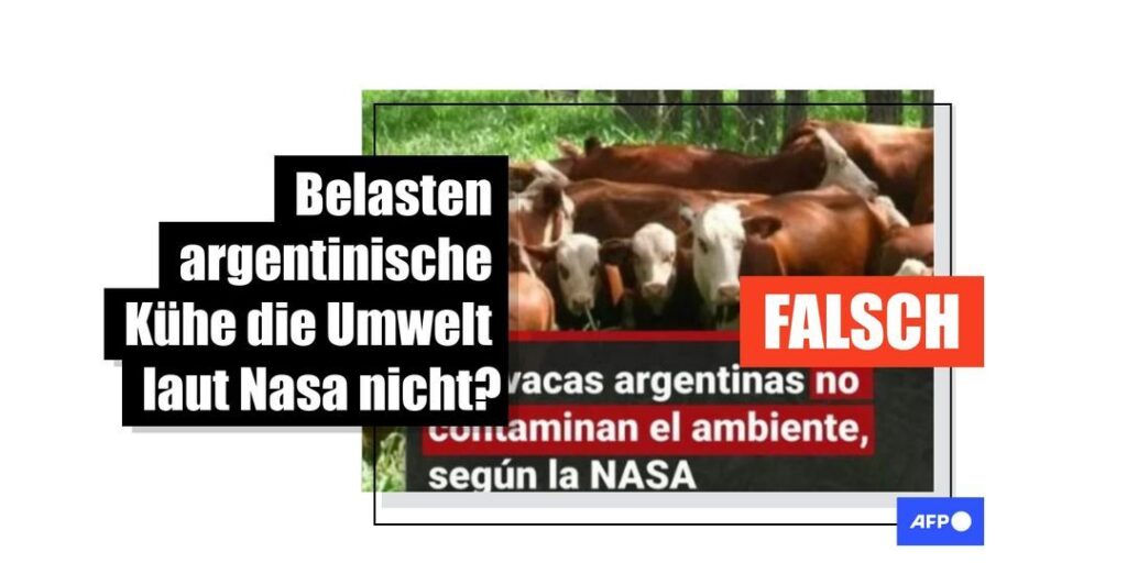 Nasa-Bericht über CO2-Belastung behauptet nicht, dass argentinische Kühe das Klima nicht beeinflussen - Featured image