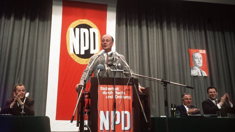 NPD wurde von deutschen Rechtsextremen gegründet
