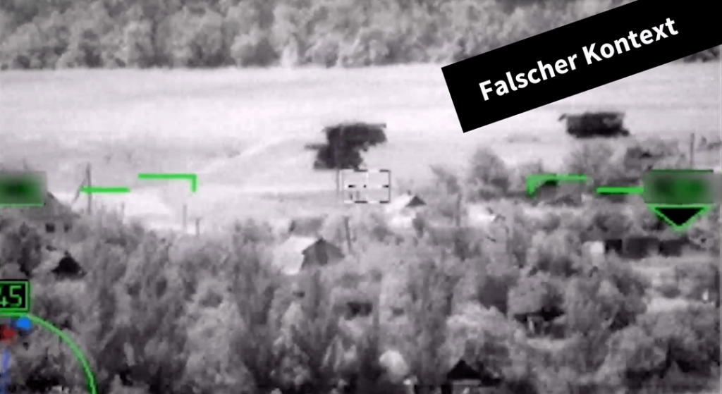 Nein, dieses Video zeigt nicht, wie Russland einen Leopard-2-Panzer abschießt - Featured image