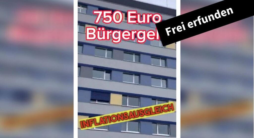 Nein, es gibt kein Bürgergeld von 750 Euro als Inflationsausgleich - Featured image