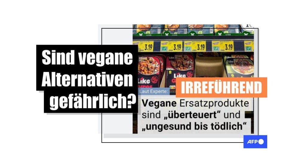 Diese Aussagen zu veganen Ersatzprodukten sind verkürzt - Featured image