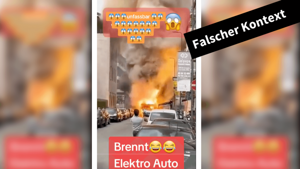 Keine Hinweise auf E-Auto: Video zeigt Explosion eines mit Sauerstoffflaschen beladenen Transporters - Featured image