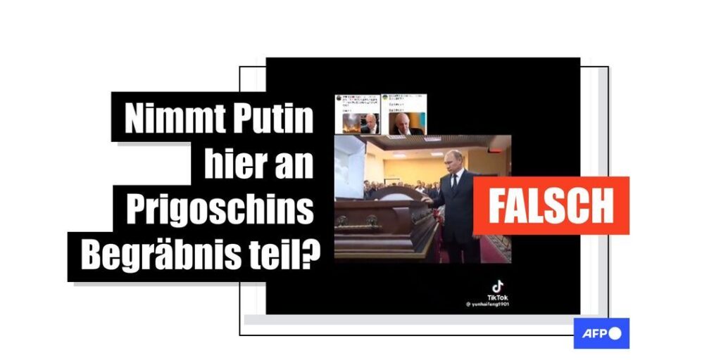 In diesem Video nimmt Putin an der Beerdigung seines Judo-Trainers im Jahr 2013 teil, nicht an der des Wagner-Chefs - Featured image