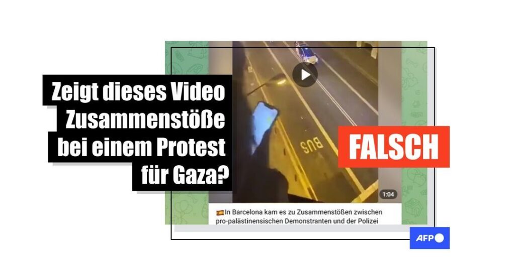Video von Krawallen stammt von spanischen Covid-Protesten, nicht von Gaza-Demo - Featured image