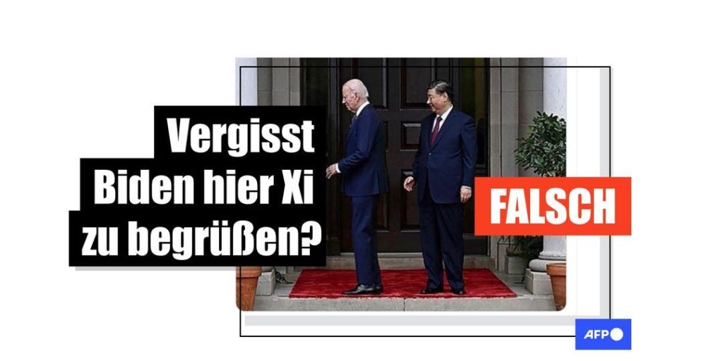 Manipuliertes Bild soll Joe Biden zeigen, wie er vergisst, Xi Jinping zu grüßen - Featured image