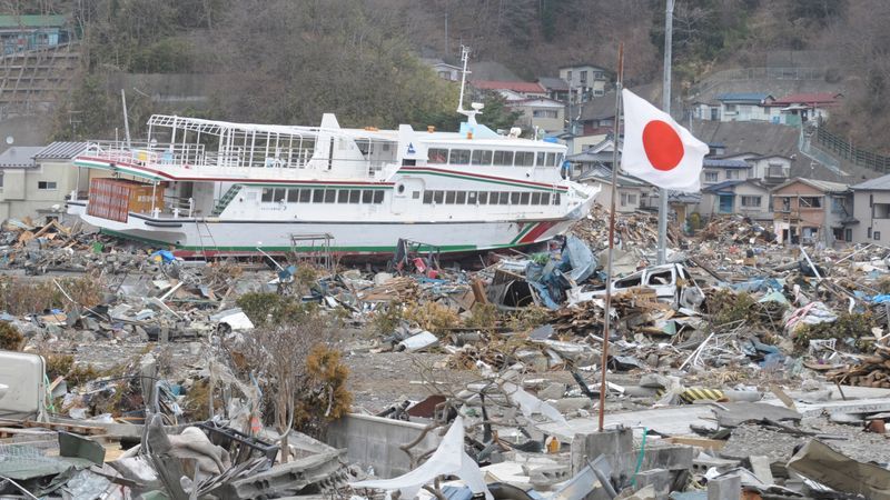 Aufnahmen zeigen Tsunami in Japan im Jahr 2011 - Featured image