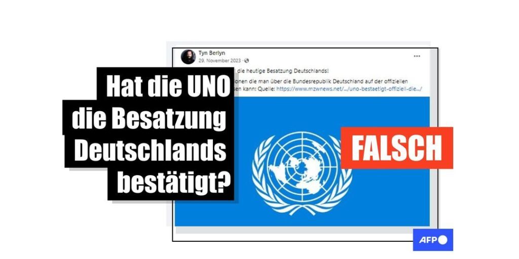 Auch laut UNO ist Deutschland ein souveräner Staat - Featured image