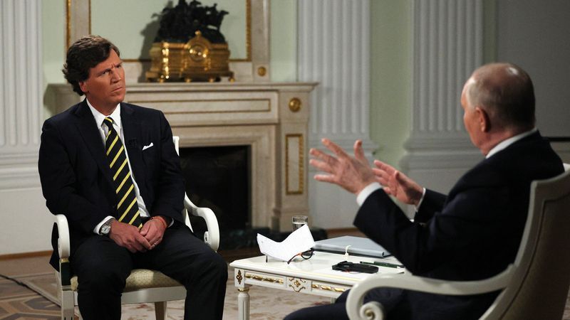 Tucker Carlson schon vor Putin-Interview an Internet-Pranger gestellt - Featured image