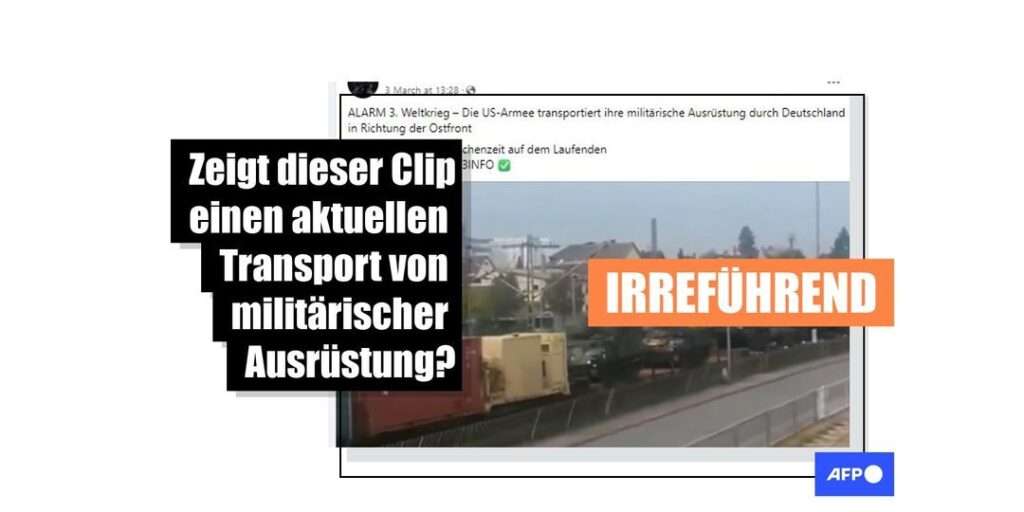 Dieses Video von US-Panzern, die durch Deutschland transportiert werden, kursiert seit 2015 - Featured image
