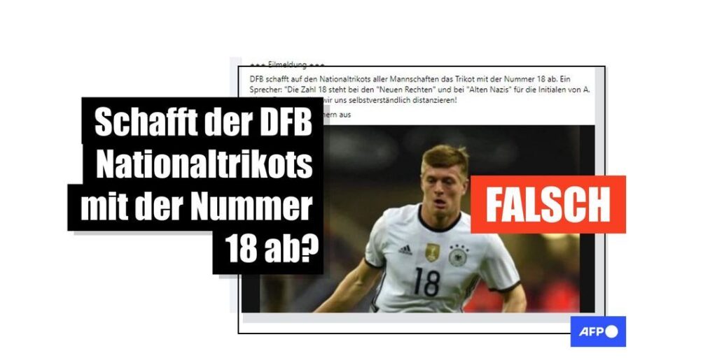 Diese Behauptung zu deutschen Fußballtrikots ist Satire - Featured image