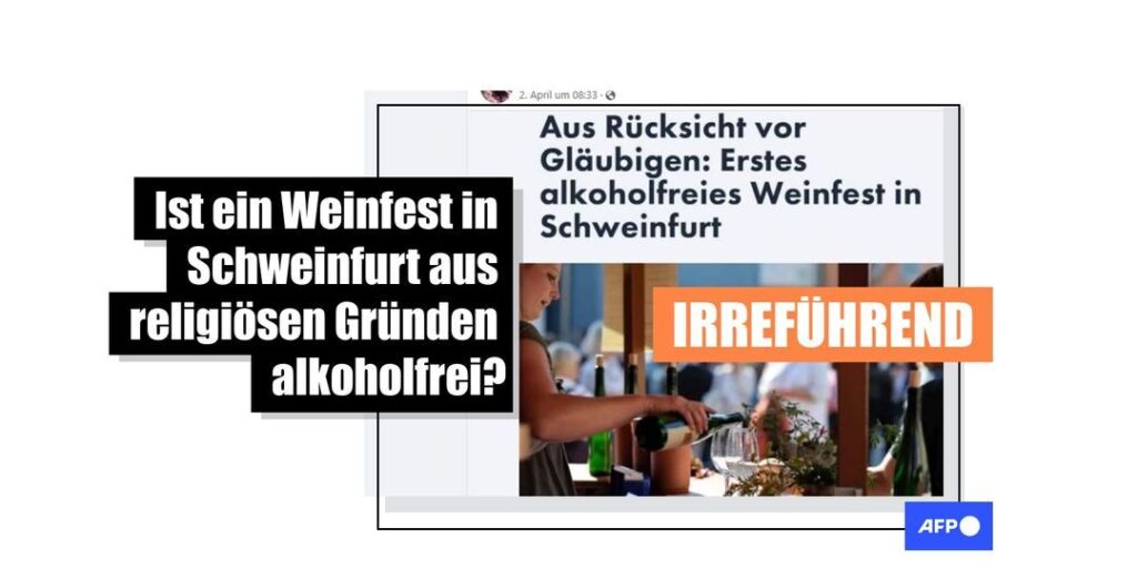 Alkoholfreies Weinfest in Schweinfurt hat keine religiösen Beweggründe - Featured image
