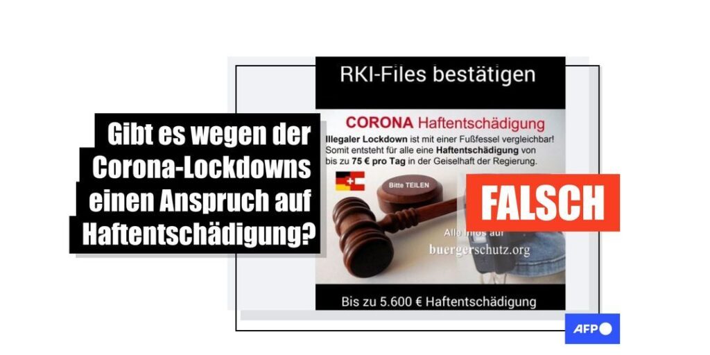 Es gibt keine Haftentschädigung für Corona-Lockdowns - Featured image
