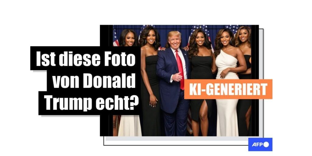 Dieses Bild von Trump umgeben von Schwarzen Frauen ist KI-generiert - Featured image