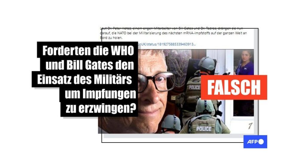 Diese Behauptung über Bill Gates, WHO und Zwangsimpfungen ist falsch - Featured image