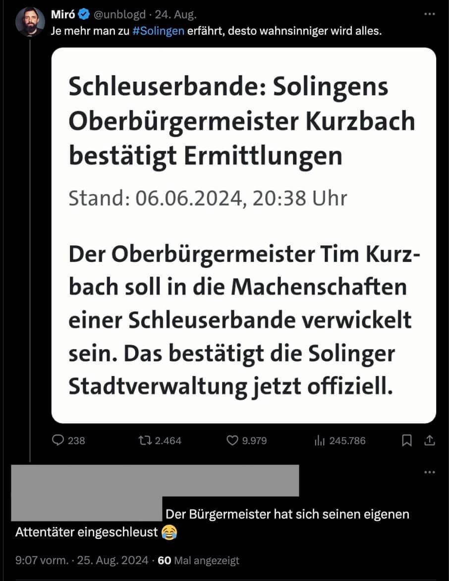 Twitter-Beitrag mit irreführender Behauptung