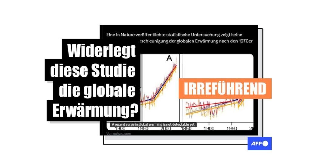 Studie über Erderwärmung wird falsch dargestellt, um Klimawandelleugnung zu fördern - Featured image