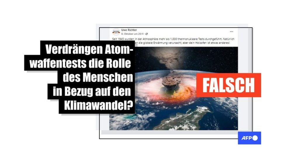 Vom Menschen verursachte Treibhausgase beeinflussen das Klima – anders als Atomwaffentests - Featured image