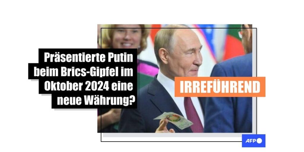 Putin zeigte in Kasan einen symbolischen Geldschein, keine neue Währung - Featured image