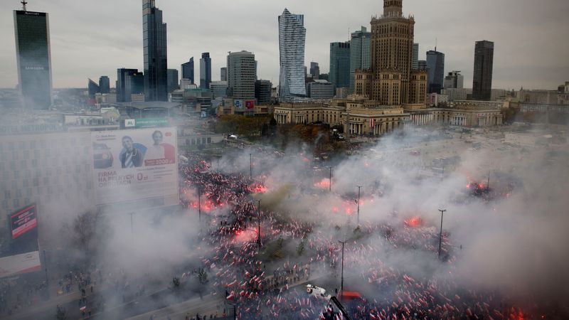 Video von Menschenansammlung in Polen nicht aktuell - Featured image