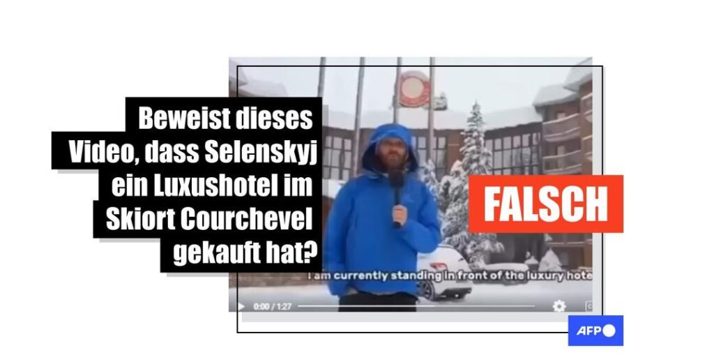 Website verbreitet Falschinformationen über Hotelkauf durch Selenskyj - Featured image