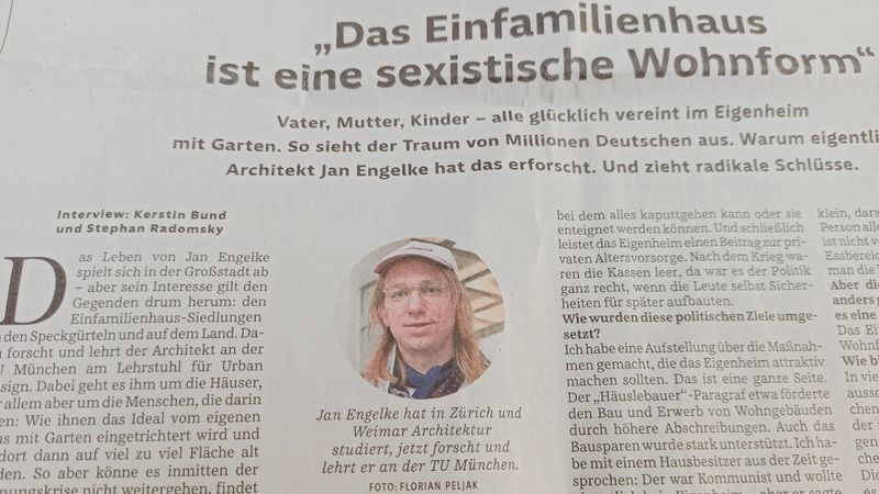 Aussage über Einfamilienhäuser stammt vom Interviewpartner - Featured image