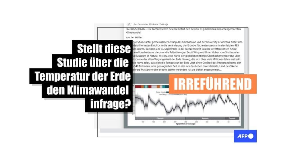 Studie über die Entwicklung der Erdtemperatur wird fehlinterpretiert - Featured image