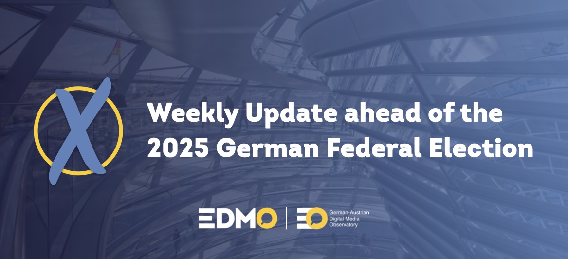 Facts against Fakes: 1st Weekly Update ahead of the 2025 German Federal Election