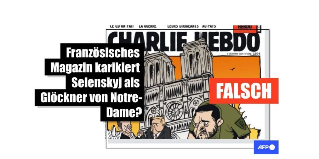 Diese Titelseite des Satire-Magazins "Charlie Hebdo" ist gefälscht - Featured image