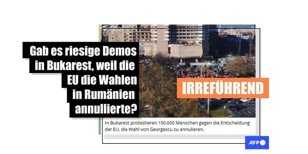 Keine Anti-EU-Demos in Rumänien: Wahlen wurden von nationalem Gericht annulliert - Featured image