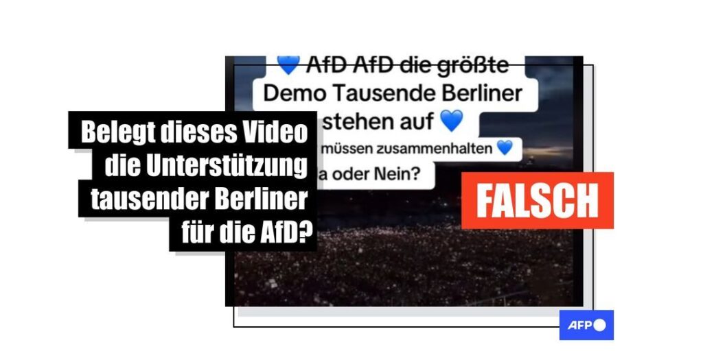 Diese Videos zeigen Proteste gegen den Rechtsruck, nicht für die AfD - Featured image