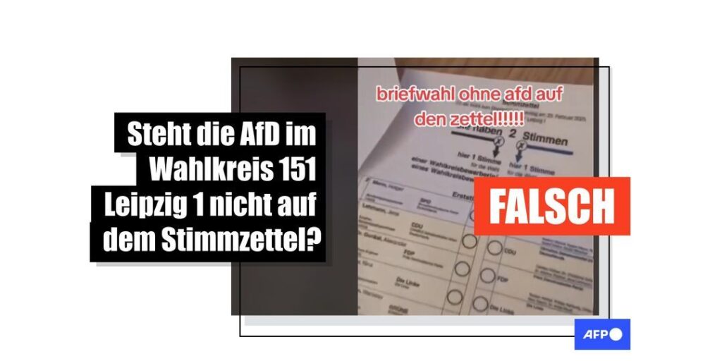 Video von gefälschten Stimmzetteln im Umlauf – AfD in Leipzig wählbar - Featured image