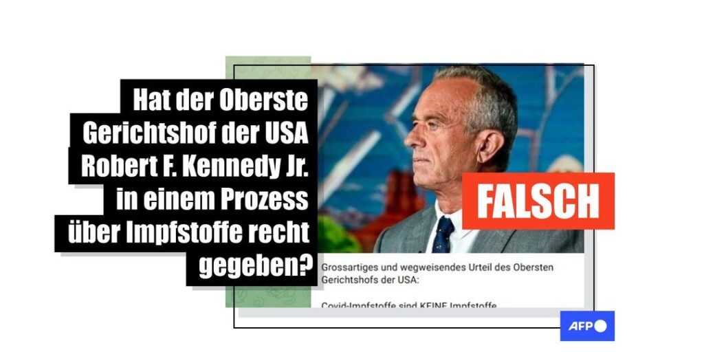 Kein Prozess von Robert F. Kennedy Jr. zu Covid-Impfstoffen am Obersten Gerichtshof der USA - Featured image
