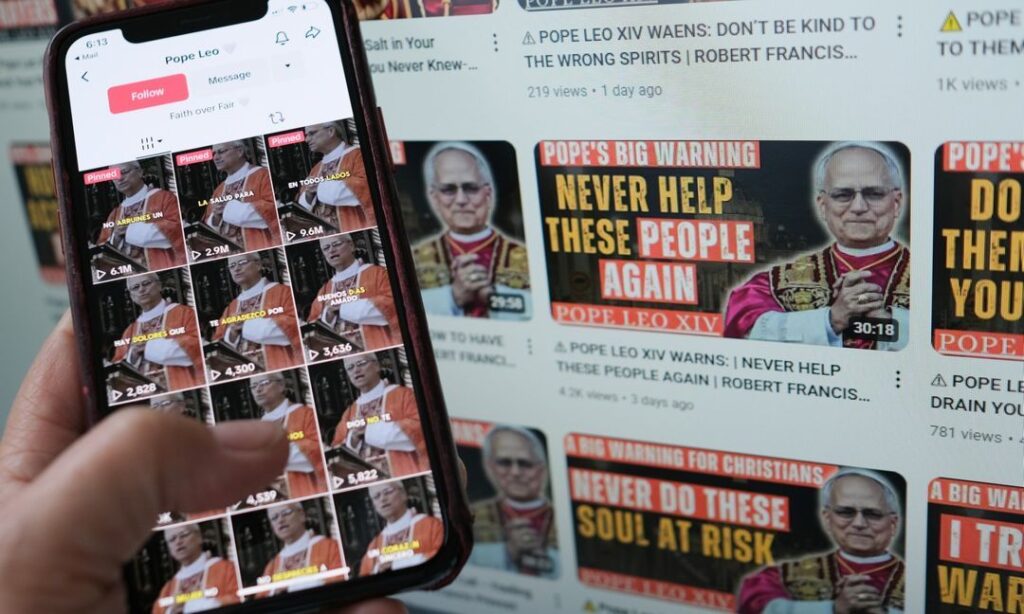 KI-generierte Papstpredigten überfluten Youtube und Tiktok - Featured image