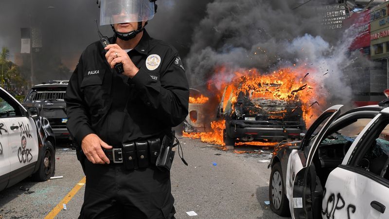 Altes Video hat nichts mit aktuellem Protest in LA zu tun - Featured image