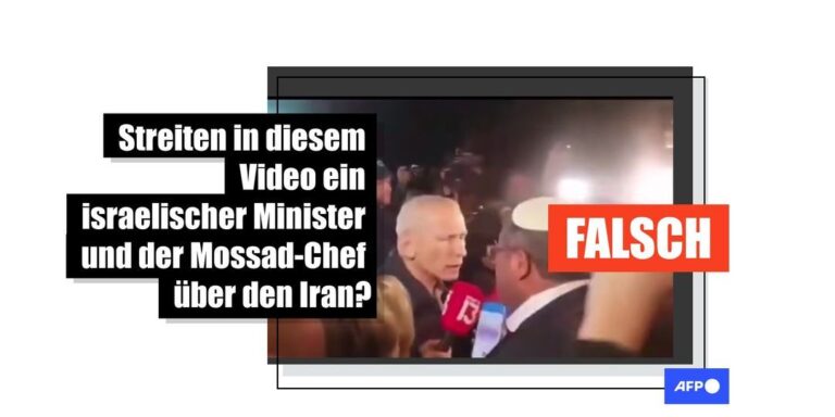 Altes Video zweier israelischer Funktionäre fälschlich im Kontext des Iran-Israel-Kriegs geteilt - Featured image
