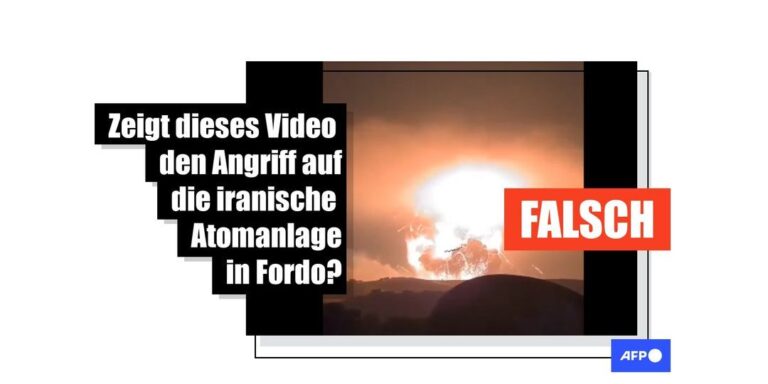Altes Video aus Syrien fälschlich als US-Bombardierung iranischer Atomanlage dargestellt - Featured image