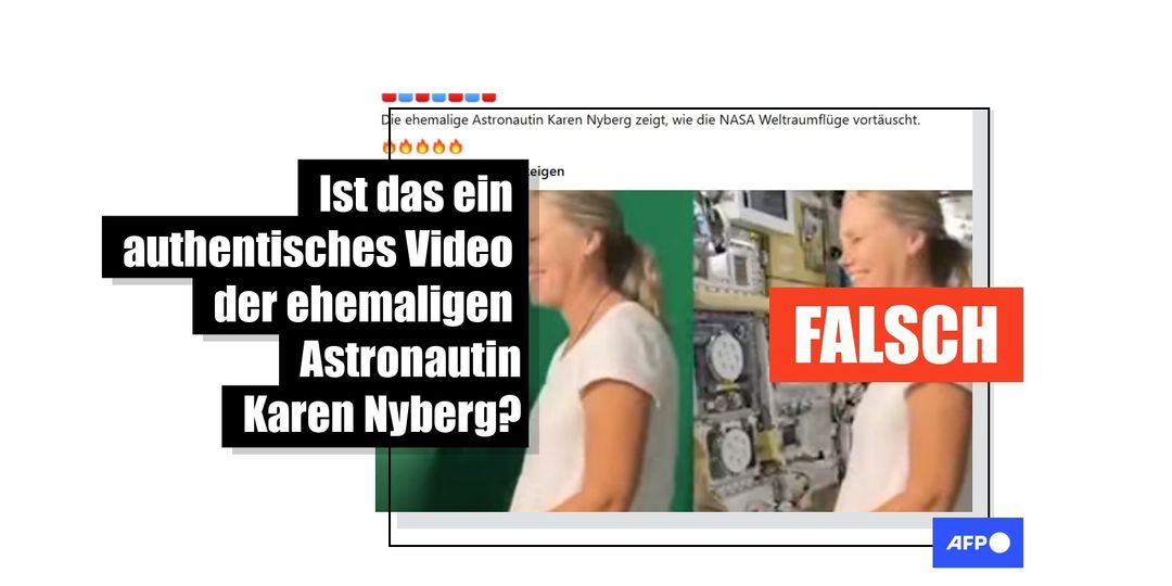 Dieses Video beweist nicht, dass Nasa-Weltraumflüge nur ein Greenscreen-Trick sind