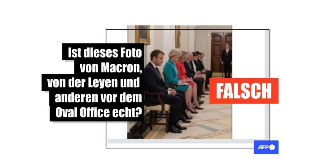 Bild von europäischen Staatschefs vor dem Oval Office ist KI-generiert - Featured image