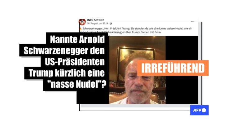 Arnold Schwarzeneggers "Nudel"-Sager über US-Präsident Donald Trump zirkuliert im falschen Kontext - Featured image