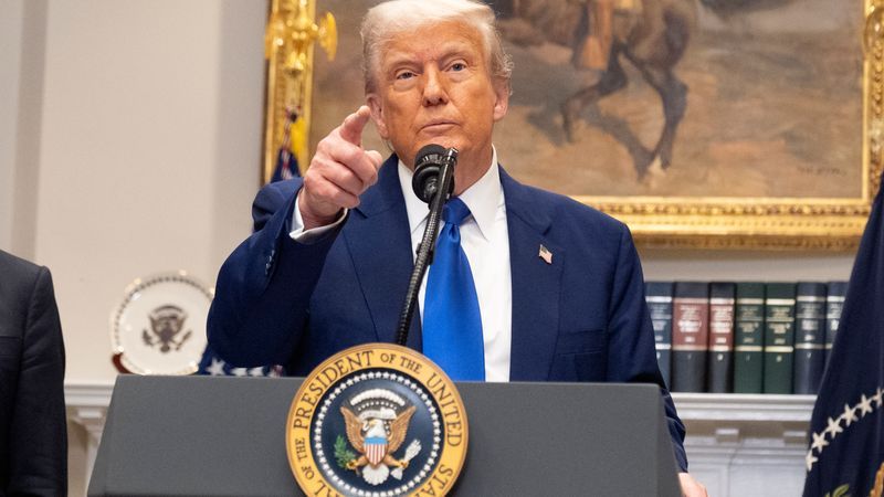 Trump sprach bei Pressekonferenz über Handelspolitik - Featured image