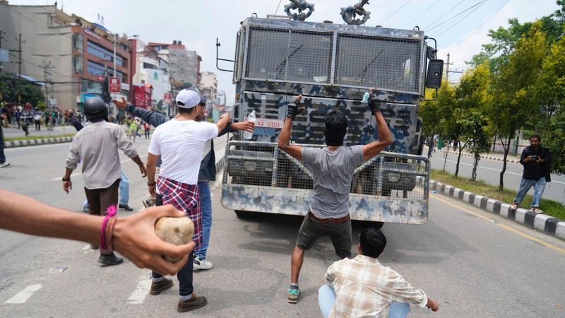 Video zeigt Proteste in Nepal - Featured image