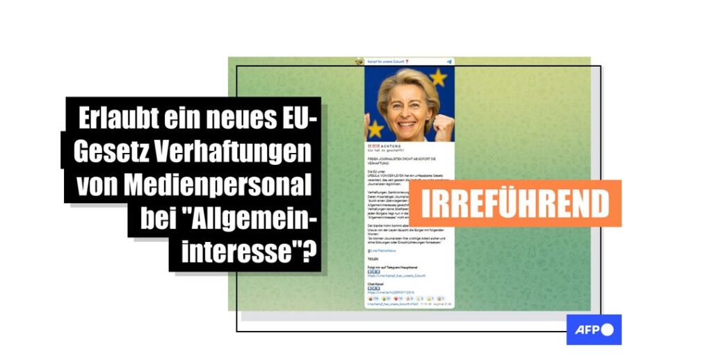 Strenge Kriterien für Verhaftung von Journalistinnen und Journalisten nach dem EU-Medienfreiheitsgesetz - Featured image