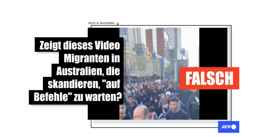 Nein, auf diesem muslimischen Trauerzug in Australien wurde nicht „wir warten auf Befehle“ skandiert